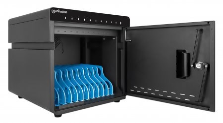 Ormarić za punjenje MANHATTAN 10-Port USB-C Desktop (10x USB-C, PD 3.0, zaključavanje)-4