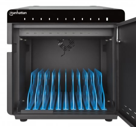 Ormarić za punjenje MANHATTAN 10-Port USB-C Desktop (10x USB-C, PD 3.0, zaključavanje)-5