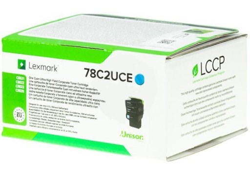 Toner LEXMARK 78C2UCE (1 komad, original) cijan-0