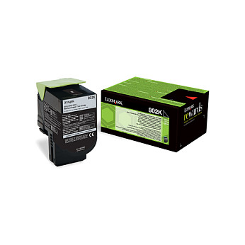 Toner LEXMARK 802K crni (80C20K0) (Original, 1000 stranica)-0
