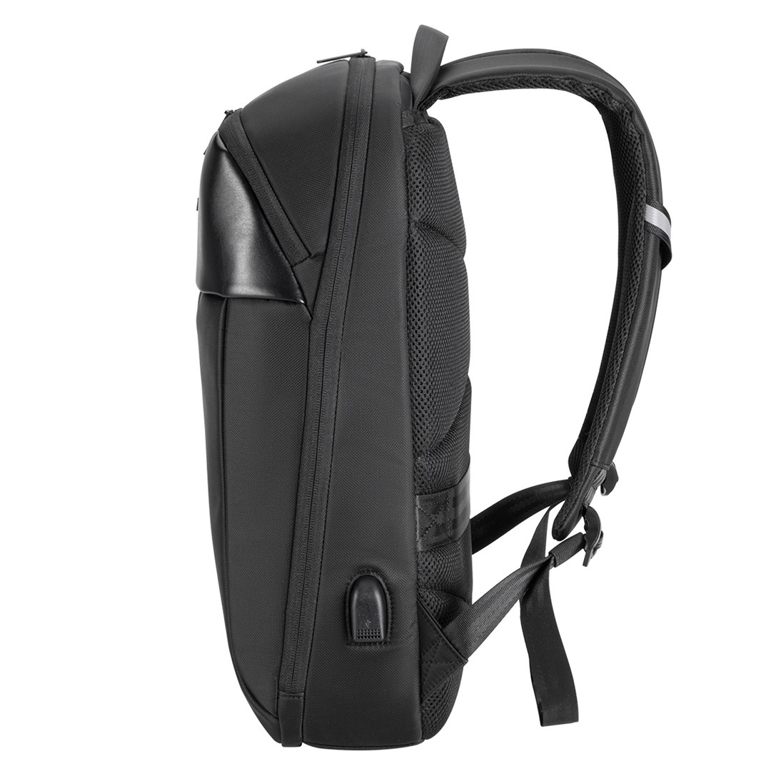 Ruksak MODECOM ACTIVE 15.6" (materijal eco leather, poliester, maksimalna veličina ekrana 39.6 cm, boja crna)-4