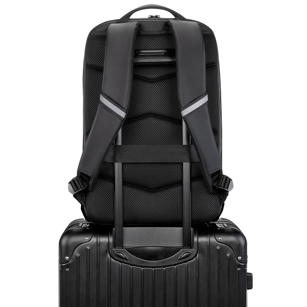 Ruksak MODECOM ACTIVE 15.6" (materijal eco leather, poliester, maksimalna veličina ekrana 39.6 cm, boja crna)-3