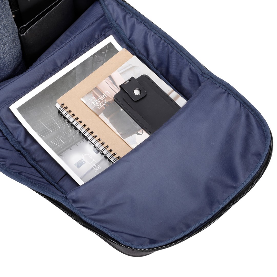 Ruksak MODECOM ACTIVE 15.6" (materijal eco leather, poliester, maksimalna veličina ekrana 39.6 cm, boja crna)-11