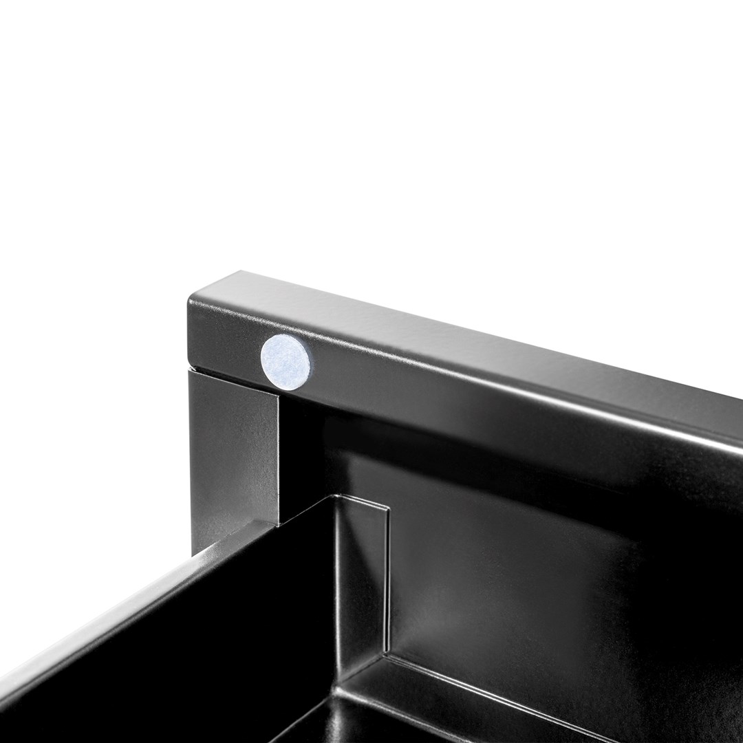 Maclean MC-875 Under Desk Steel Drawer with Shelf Up to Max. 5kg Base Under Table Holder Hanging Drawer with Organiser-1