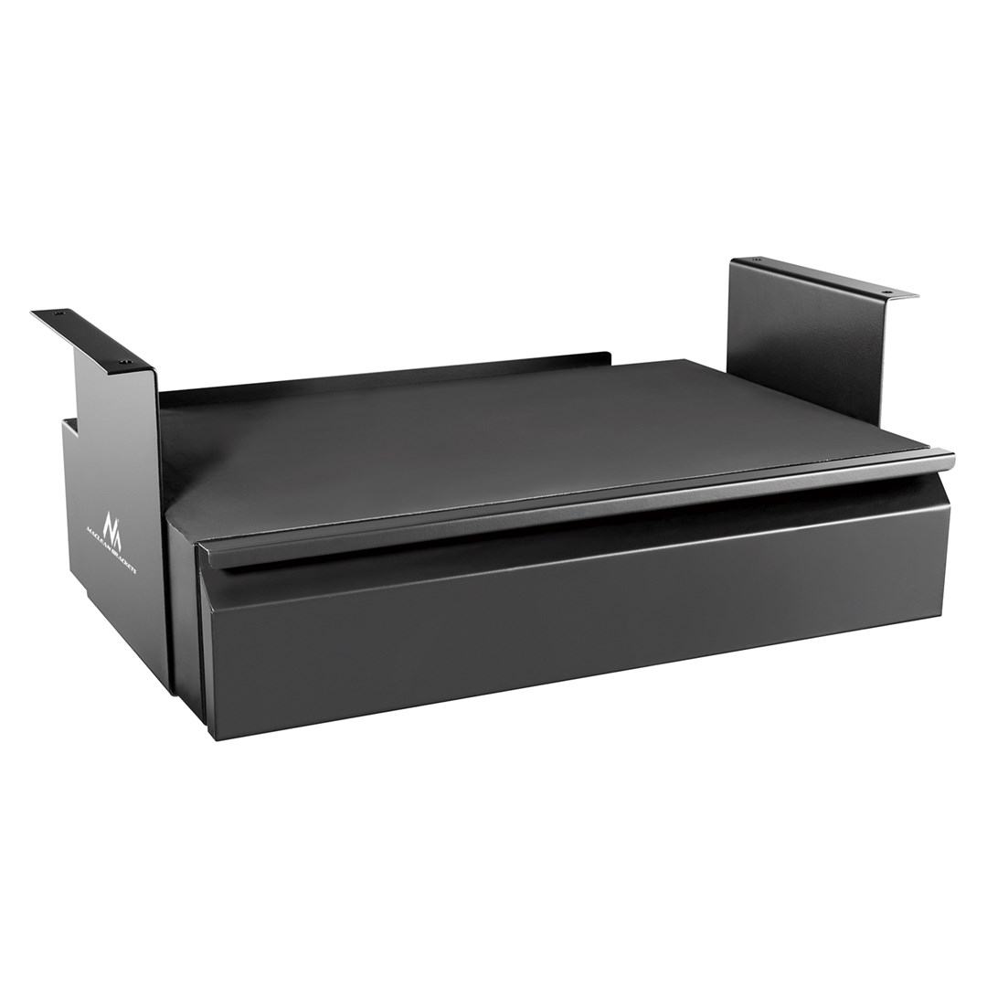 Maclean MC-875 Under Desk Steel Drawer with Shelf Up to Max. 5kg Base Under Table Holder Hanging Drawer with Organiser-6