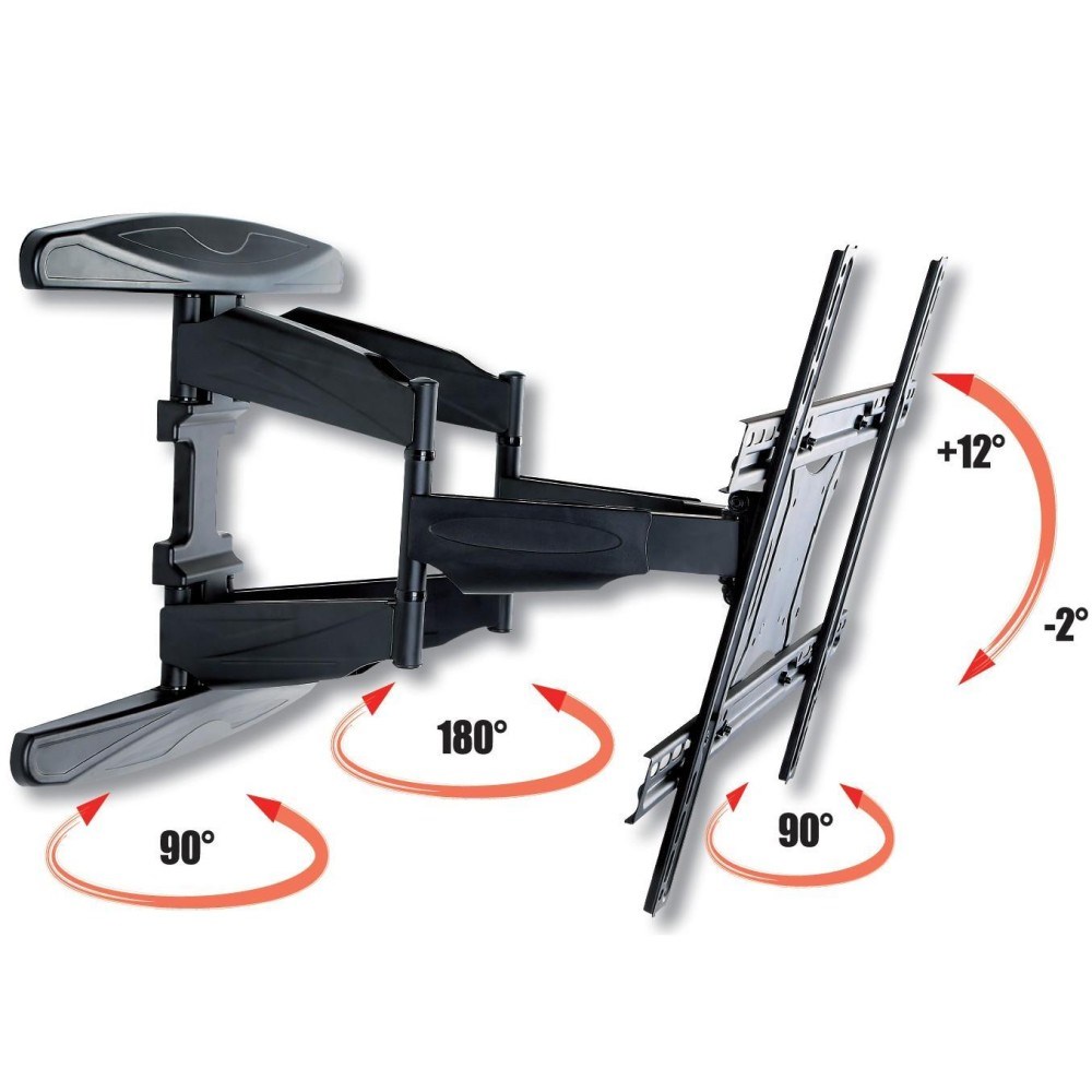 Nosač za TV zidni TECHLY ICA-PLB 172L (40"- 80", do 50 kg, nagib -2 - 12°, zakret 90°, ultra slim, sa zglobom)-3