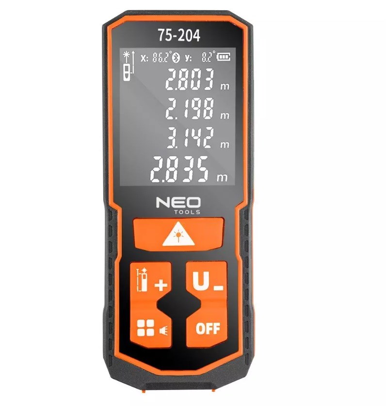 Laserski daljinomjer NEO TOOLS 75-202 (domet 60m, IP54)-0