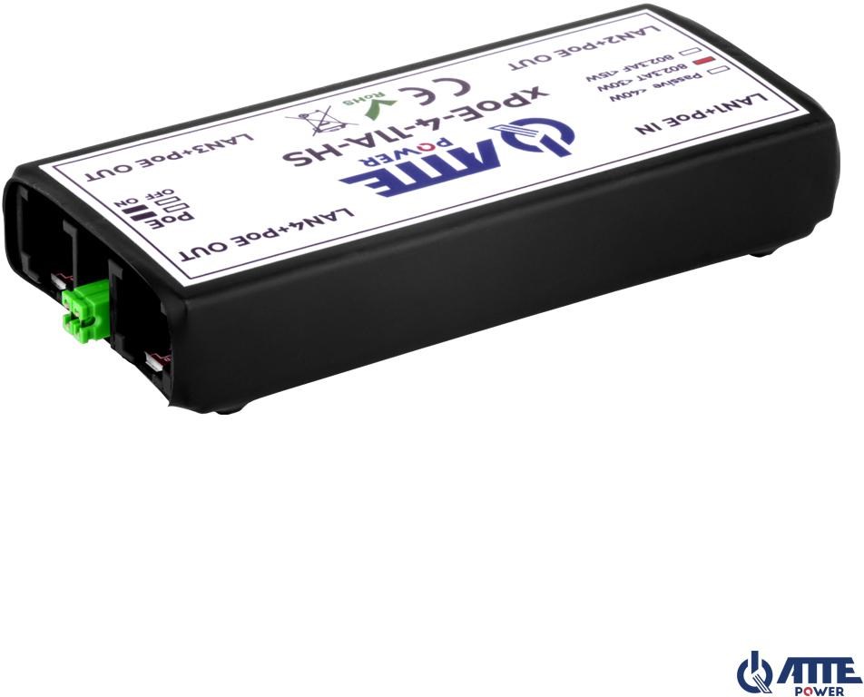 PoE Switch i Extender ATTE xPoE-4-11A-HS (4-portni)-0