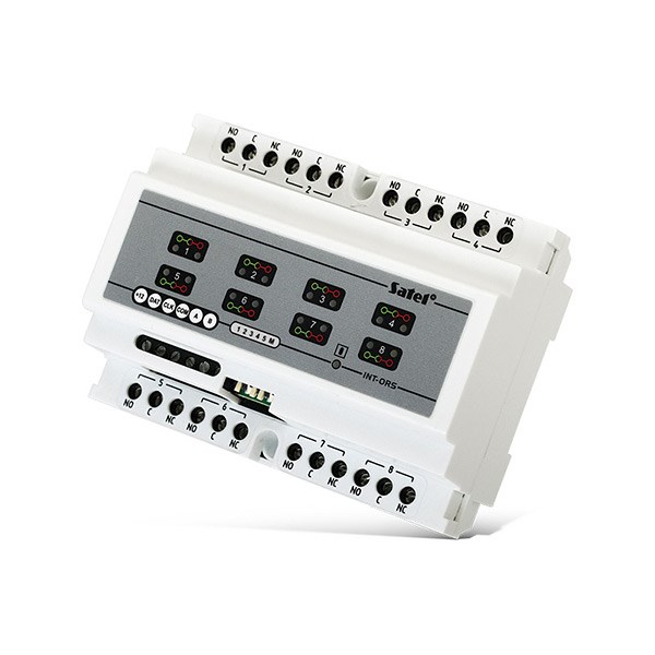 Izlazni ekspander SATEL INT-ORS (8 relejnih izlaza, DIN 35mm)-2