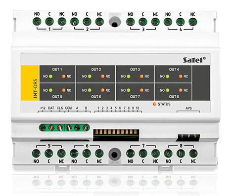 Izlazni ekspander SATEL INT-ORS (8 relejnih izlaza, DIN 35mm)-1