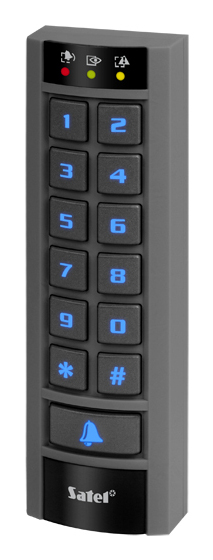 Čitač kartica SATEL INT-SCR-BL (s tipkovnicom)