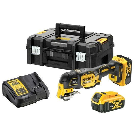 Alat DEWALT 18V 2x5.0Ah MULTI TOOL +DCS356P2 (bežični, Li-Ion baterija, 18 V, 2x5,0 Ah, LED rasvjeta)-0