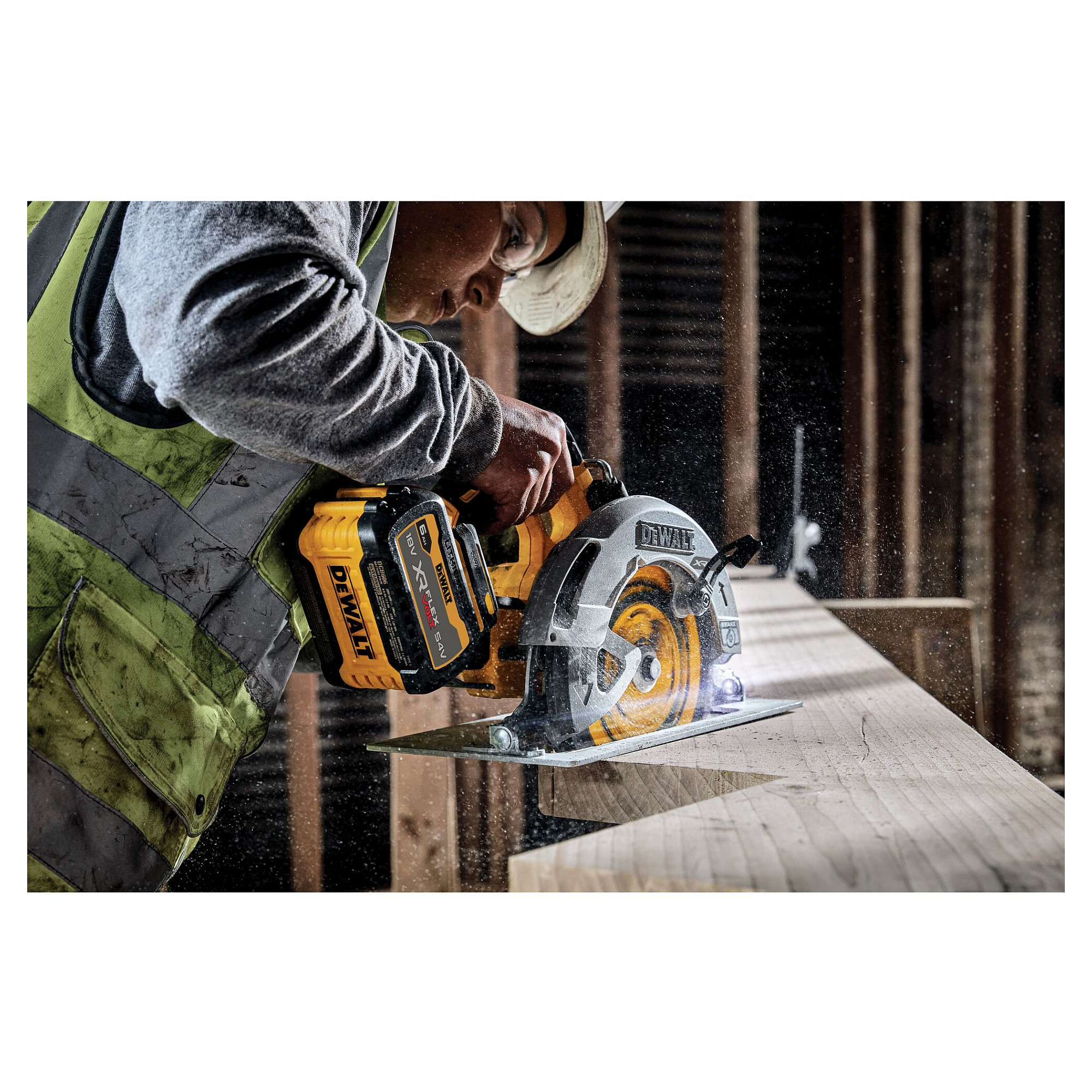Pilarka DEWALT FLEXVOLT ADVANTAGE 190mm TSTAK DCS573NT (18V)-12