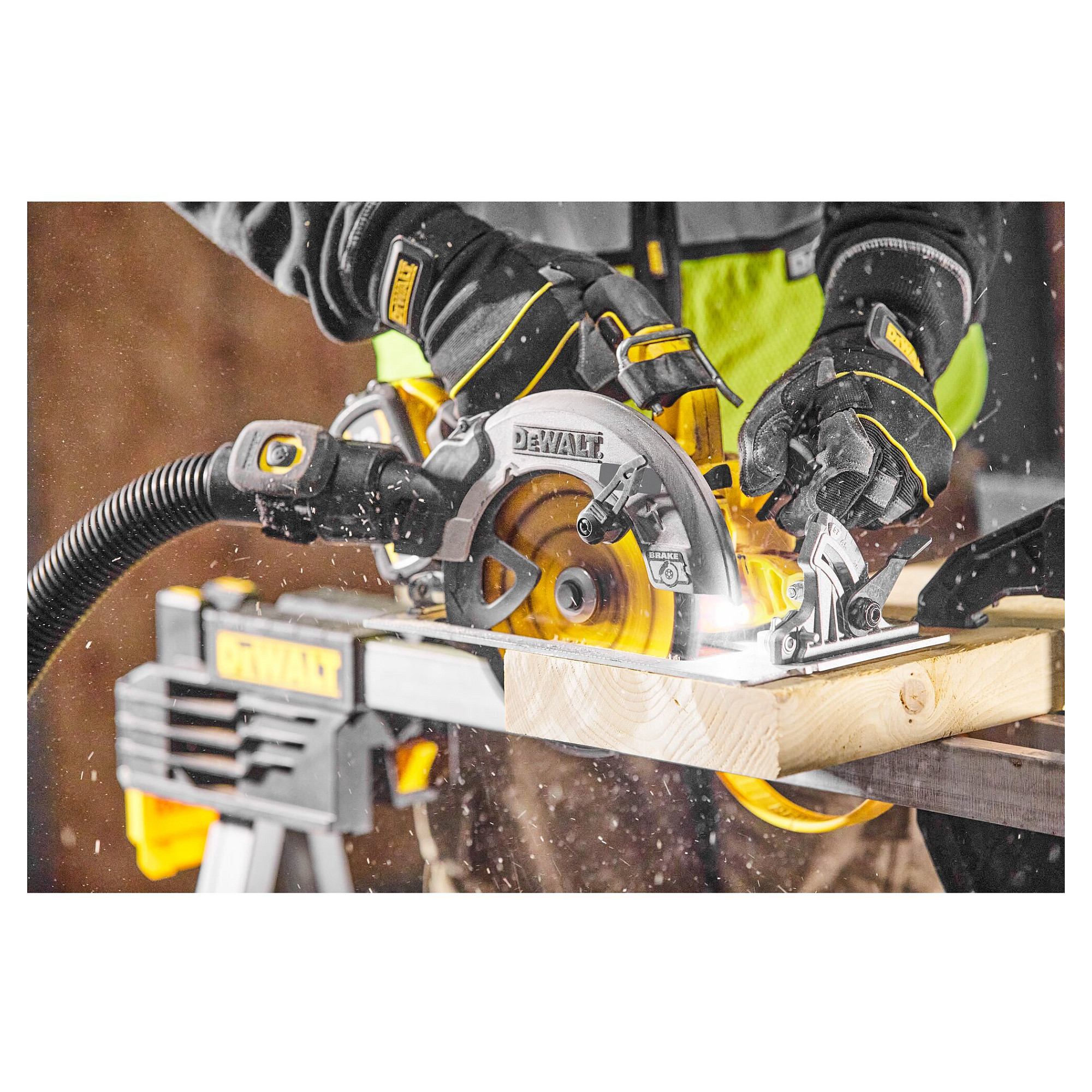 Pilarka DEWALT FLEXVOLT ADVANTAGE 190mm TSTAK DCS573NT (18V)-14