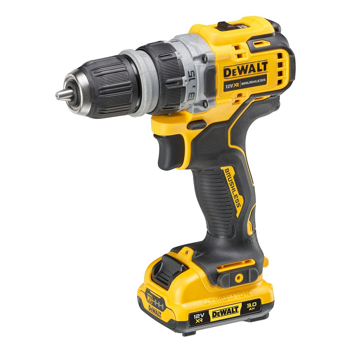 Bušilica DEWALT DCD703L2T (12V, 2x3.0AH, 2 brzine, 25.5 N·m, 1500 RPM)
