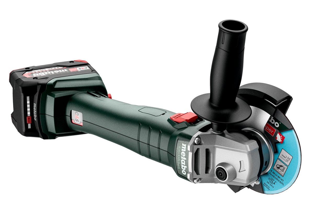 Akumulatorska kutna brusilica METABO W 18 L 9-125 Quick (3x 4.0Ah, metaBOX)-1