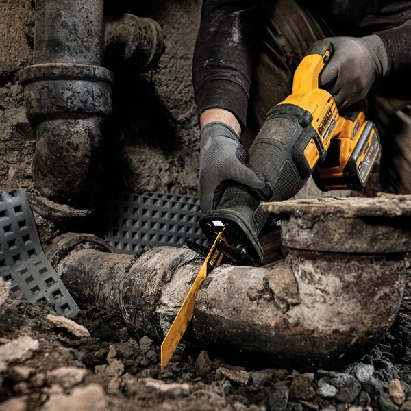 Sablastna pila DEWALT 54V FV (3000 udaraca u minuti, bez baterije i punjača, žuta)-4