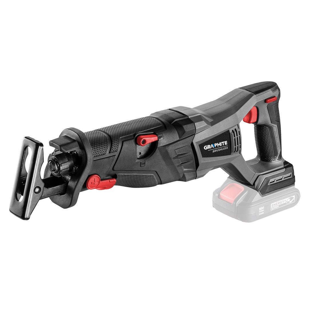 Bežična recipročna pila GRAPHITE Energy+ (18V, bez baterije)-4