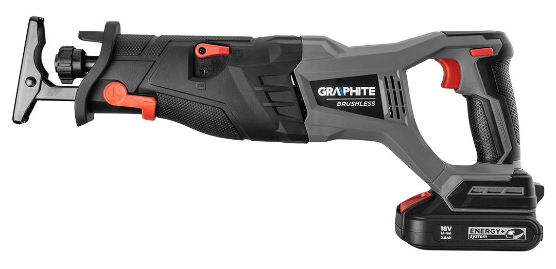 Bežična recipročna pila GRAPHITE Energy+ (18V, bez baterije)-5
