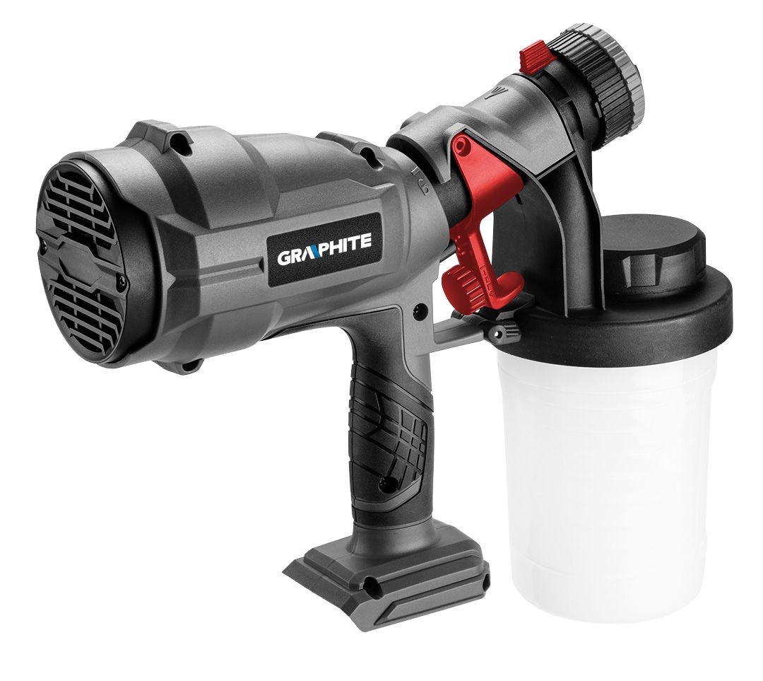 Pištolj za bojanje GRAPHITE Energy+ 58G022 (18V, HVLP, bez baterije)-6