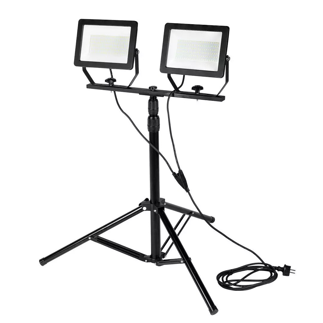 Dvostruki LED reflektor NEO TOOLS 99-069 sa stativom (2x100W, 17000 lm)-0