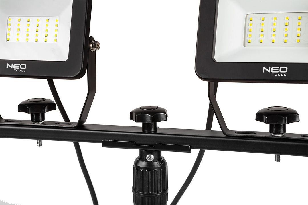 Double spotlight 2x30W SMD LED 5400lm on tripod 1.8m-5