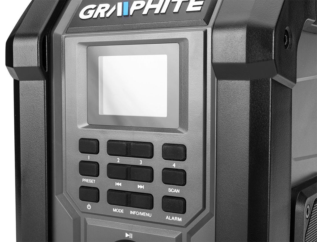 Građevinski radio GRAPHITE Energy+ (18V, bez baterije)-6