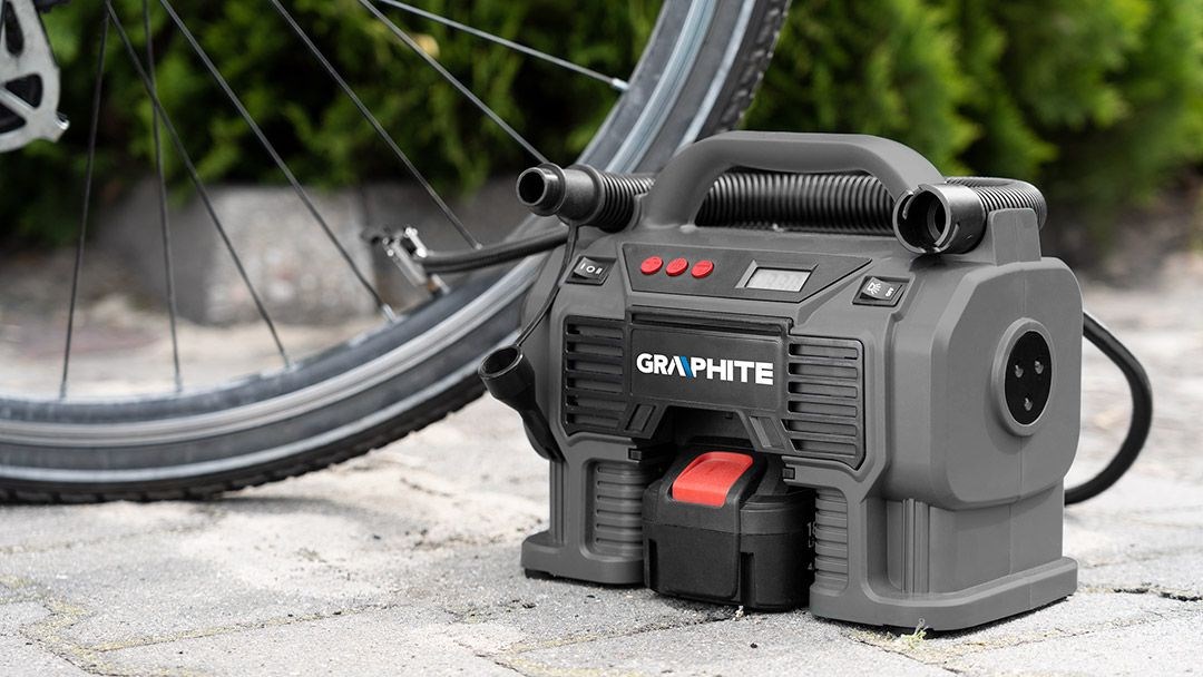 Kompresor GRAPHITE Energy+ (18V, bez akumulatora)-1