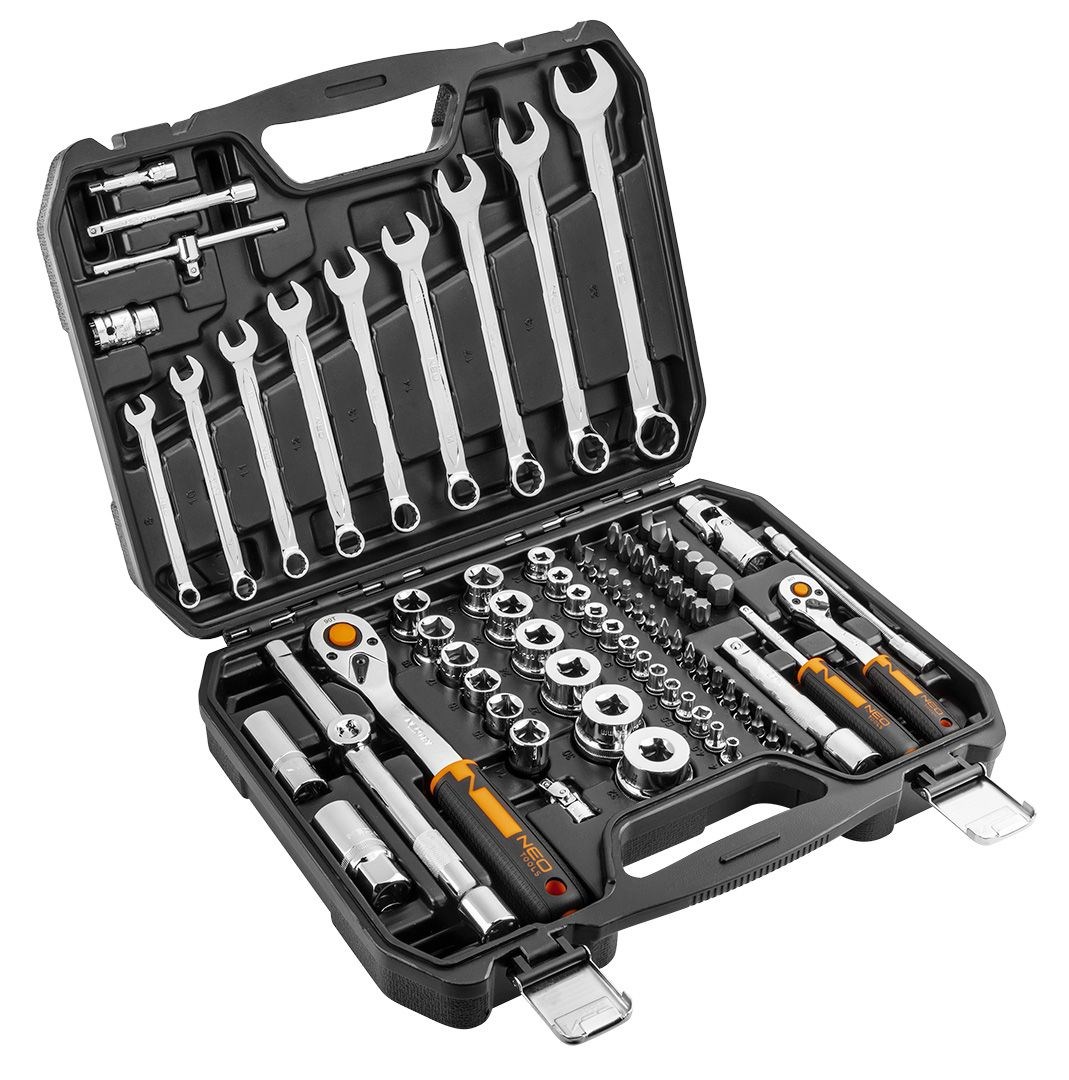 Set nasadnih ključeva NEO TOOLS Energy+ ECO (1/2", 1/4", 82 kom.)-4