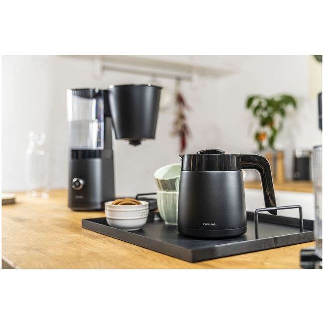 Aparat za kavu Zwilling Enfinigy s termo vrčem (10 šalica, 1,25 L, 1860 W), crni-6