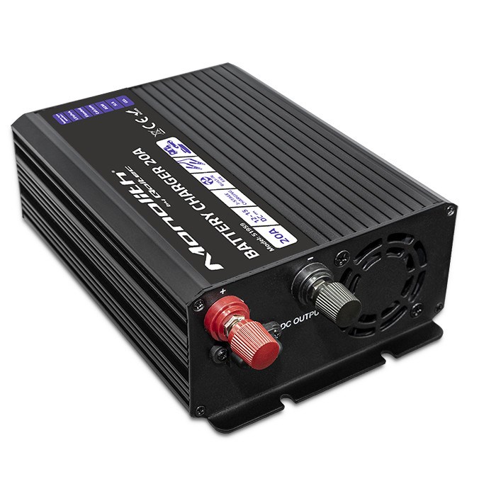 Punjač akumulatora QOLTEC Monolith 20 A 12 V za LiFePO4, AGM, GEL i SLA akumulatore-11