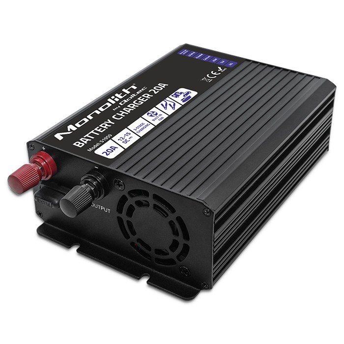 Punjač akumulatora QOLTEC Monolith 20 A 12 V za LiFePO4, AGM, GEL i SLA akumulatore-6