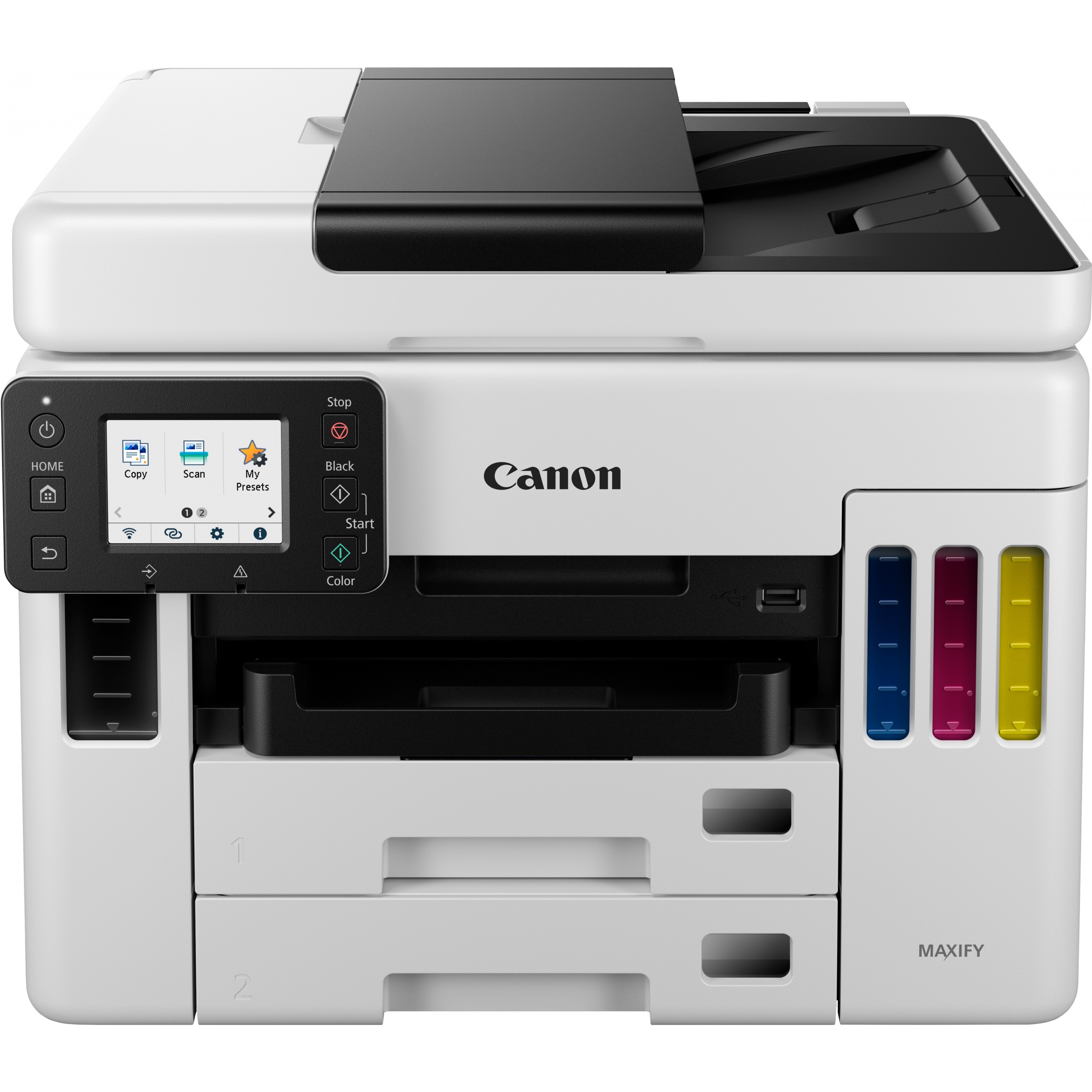 Multifunkcijski uređaj CANON MAXIFY GX7050 4-u-1 (A4, 600 x 1200 DPI, 24 ppm, 15.5 ppm, crna)-1