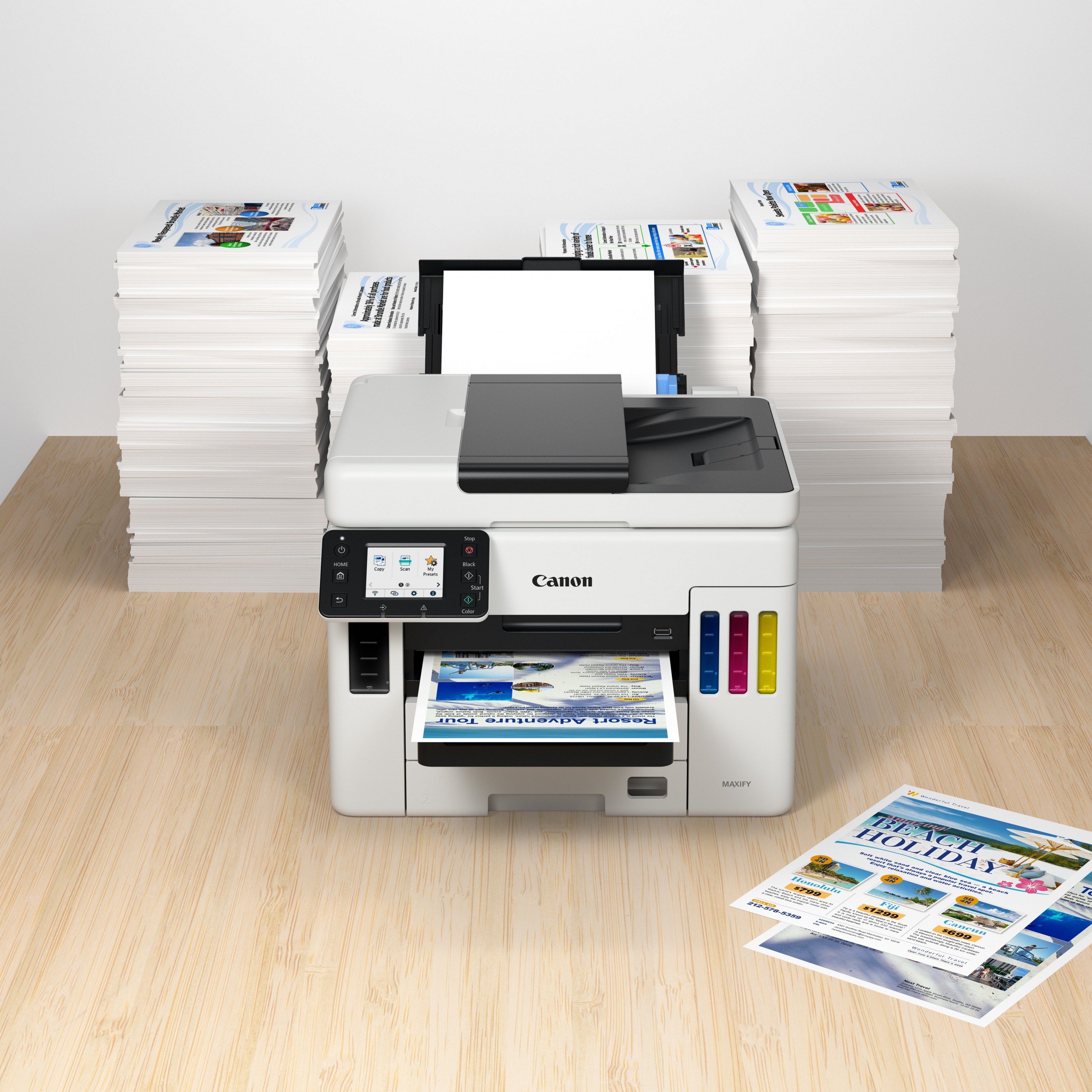 Multifunkcijski uređaj CANON MAXIFY GX7050 4-u-1 (A4, 600 x 1200 DPI, 24 ppm, 15.5 ppm, crna)-3