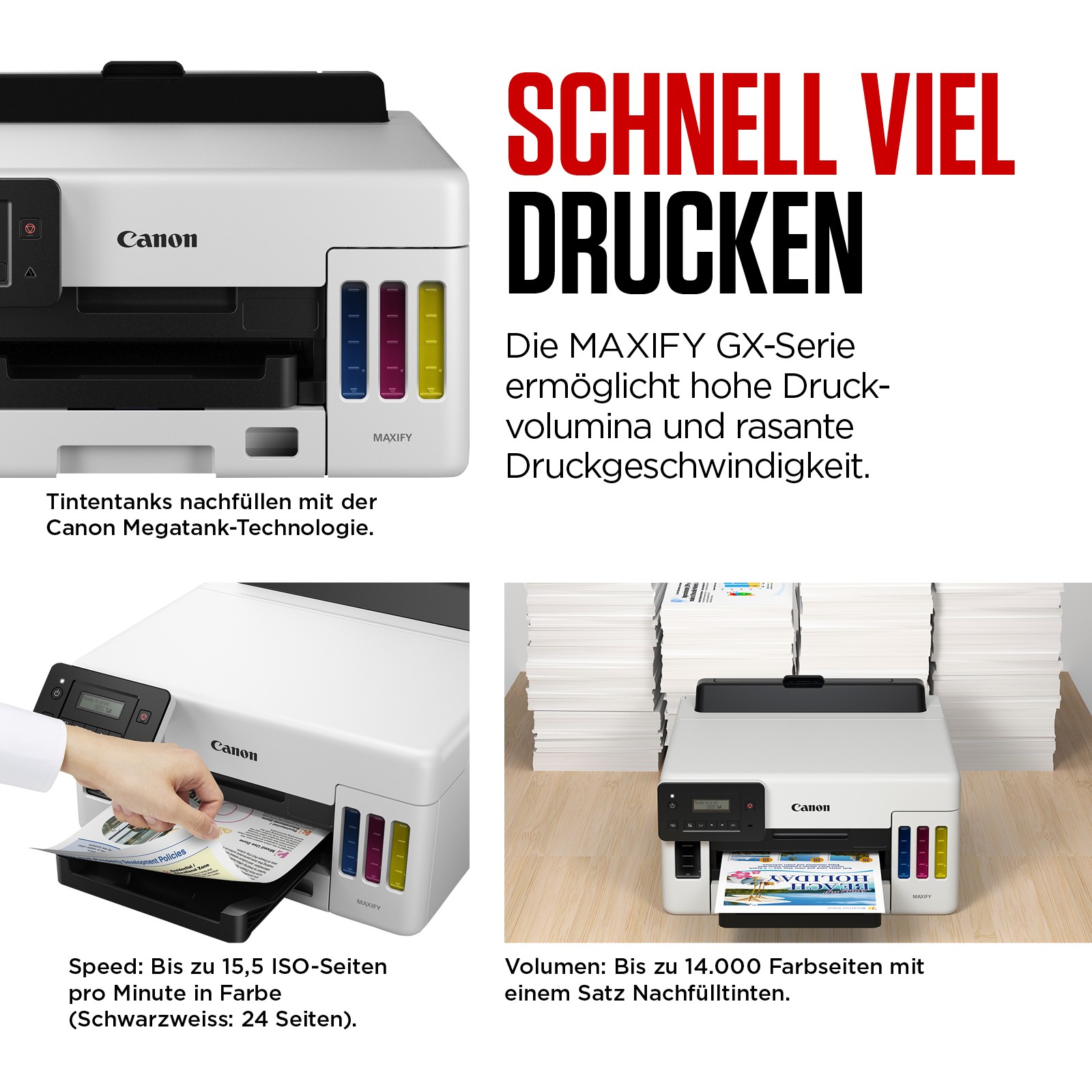 Multifunkcijski uređaj CANON MAXIFY GX7050 4-u-1 (A4, 600 x 1200 DPI, 24 ppm, 15.5 ppm, crna)-6