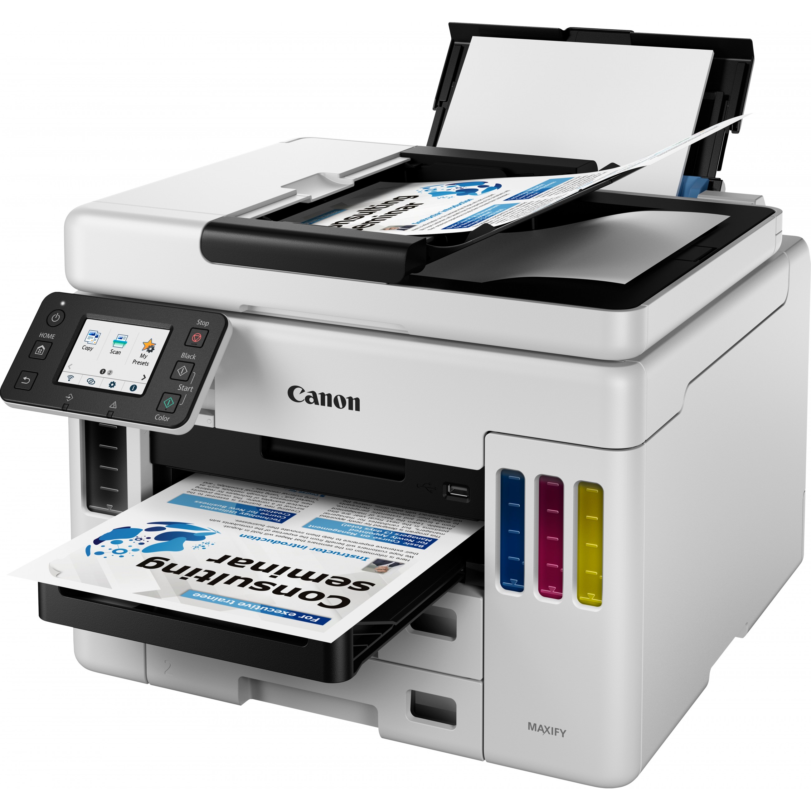 Multifunkcijski uređaj CANON MAXIFY GX7050 4-u-1 (A4, 600 x 1200 DPI, 24 ppm, 15.5 ppm, crna)-10