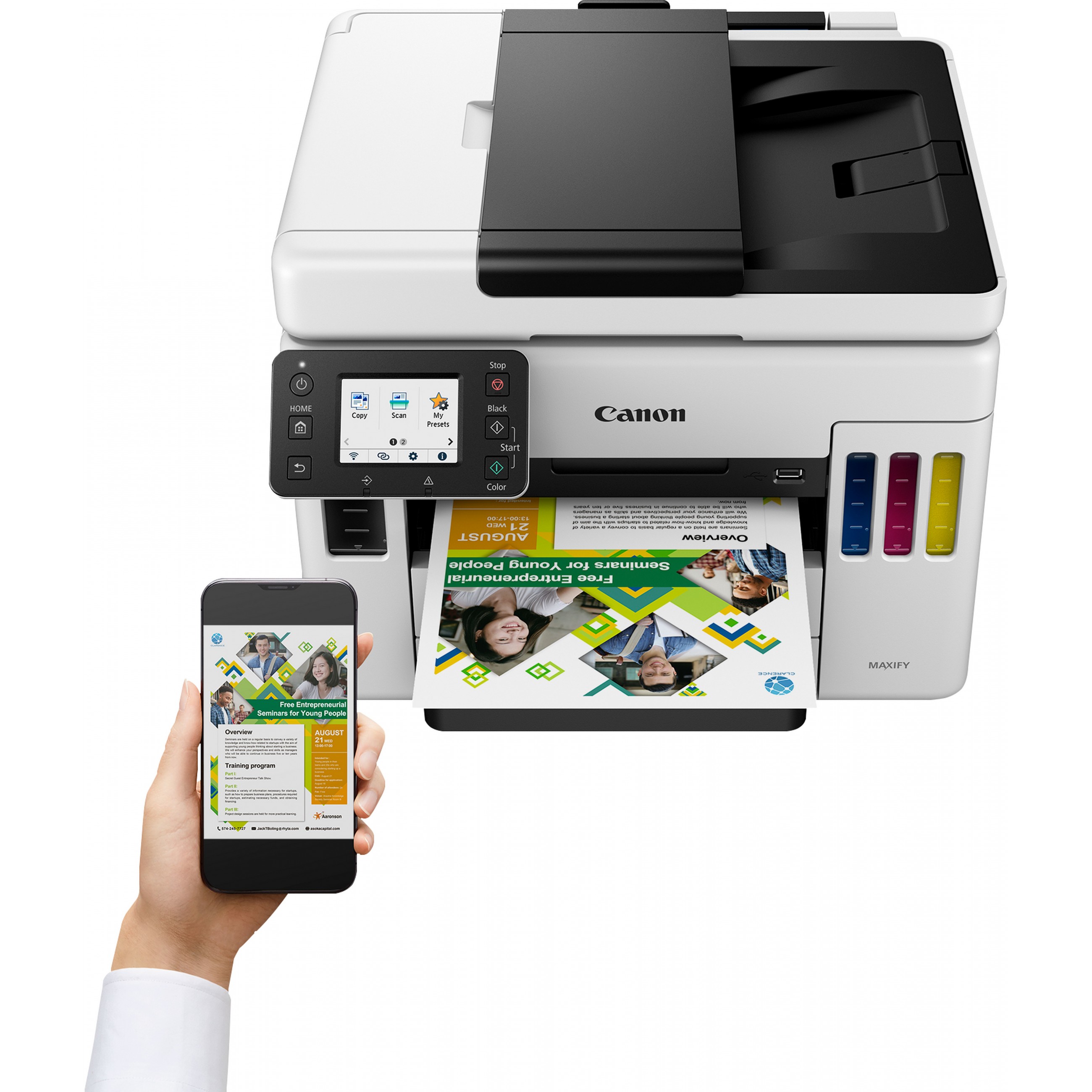Multifunkcijski uređaj CANON MAXIFY GX7050 4-u-1 (A4, 600 x 1200 DPI, 24 ppm, 15.5 ppm, crna)-14