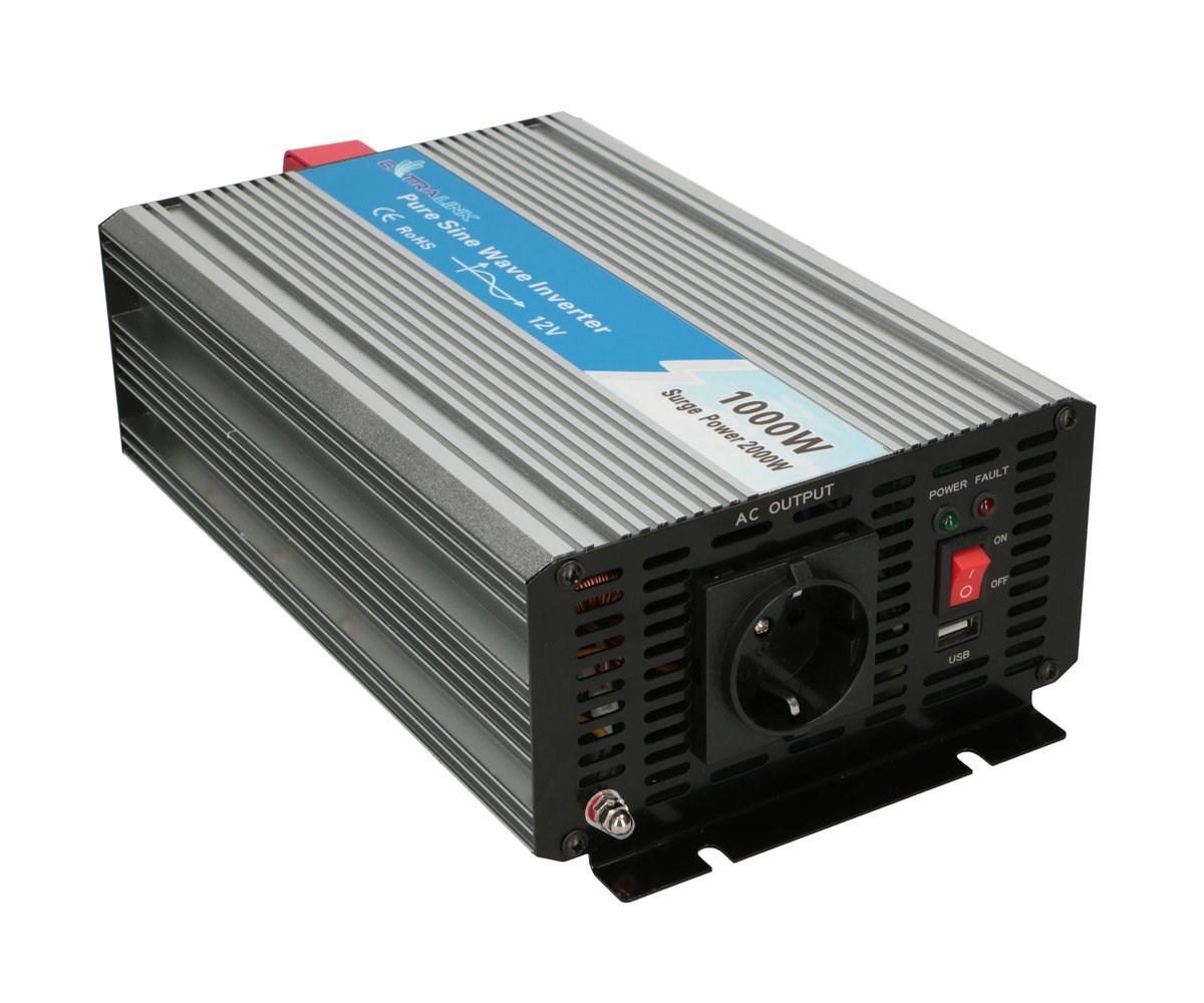 Pretvarač napona EXTRALINK OPIP-1000W (12V - 230W, 1000W, čisti sinus)-7