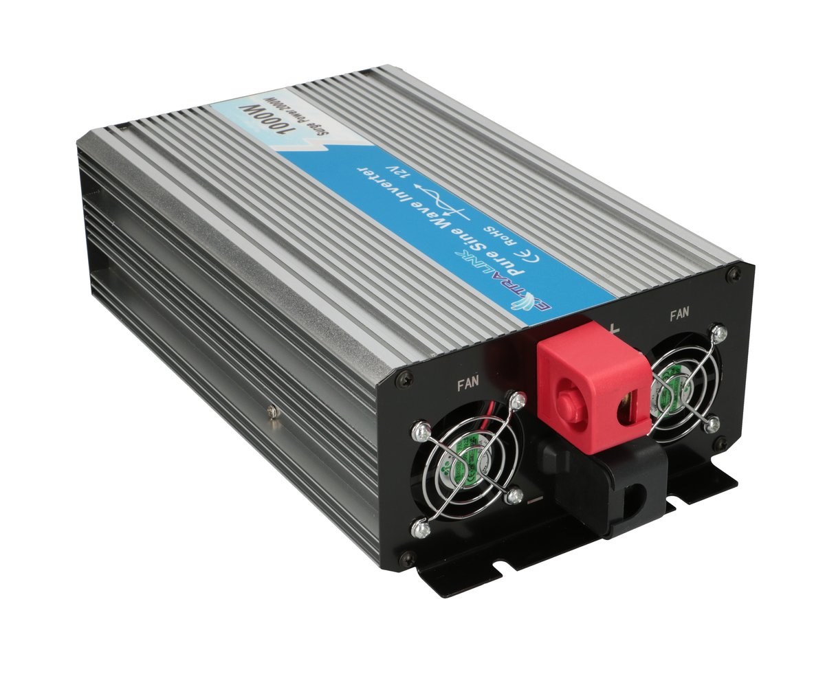 Pretvarač napona EXTRALINK OPIP-1000W (12V - 230W, 1000W, čisti sinus)-1