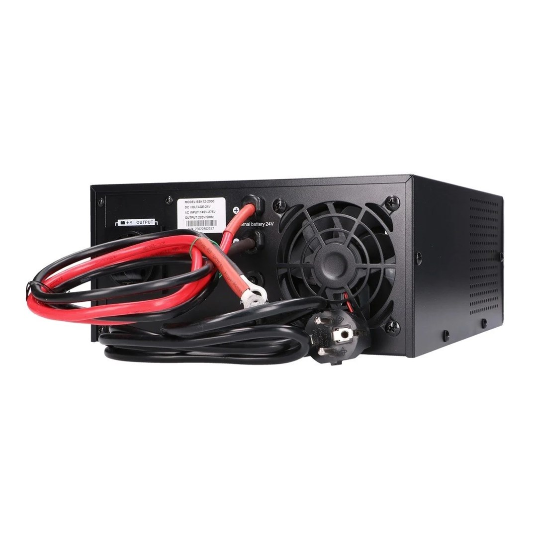 Inverter Extralink Piorun (2000VA/1600W, čista sinusoida, akumulatorski napon 24VDC)-7