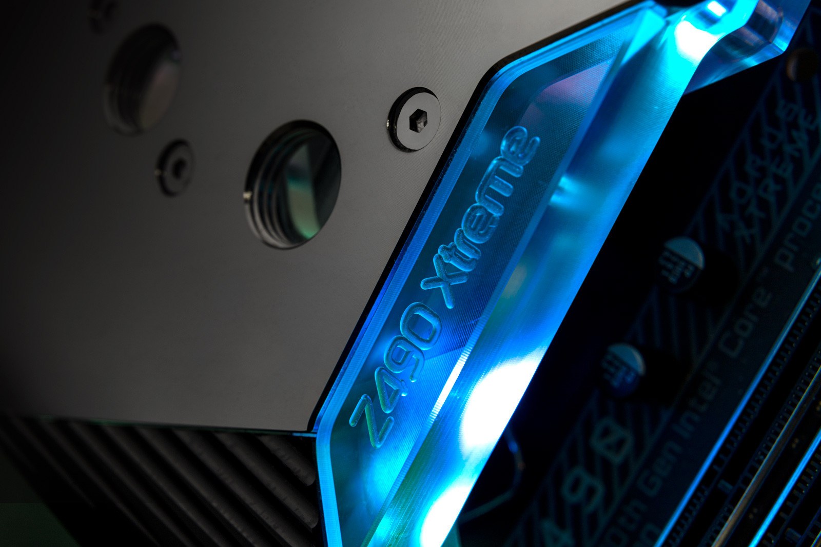 EK Water Blocks EK-Quantum Momentum AORUS Z490 Xtreme D-RGB - Acrylic-9