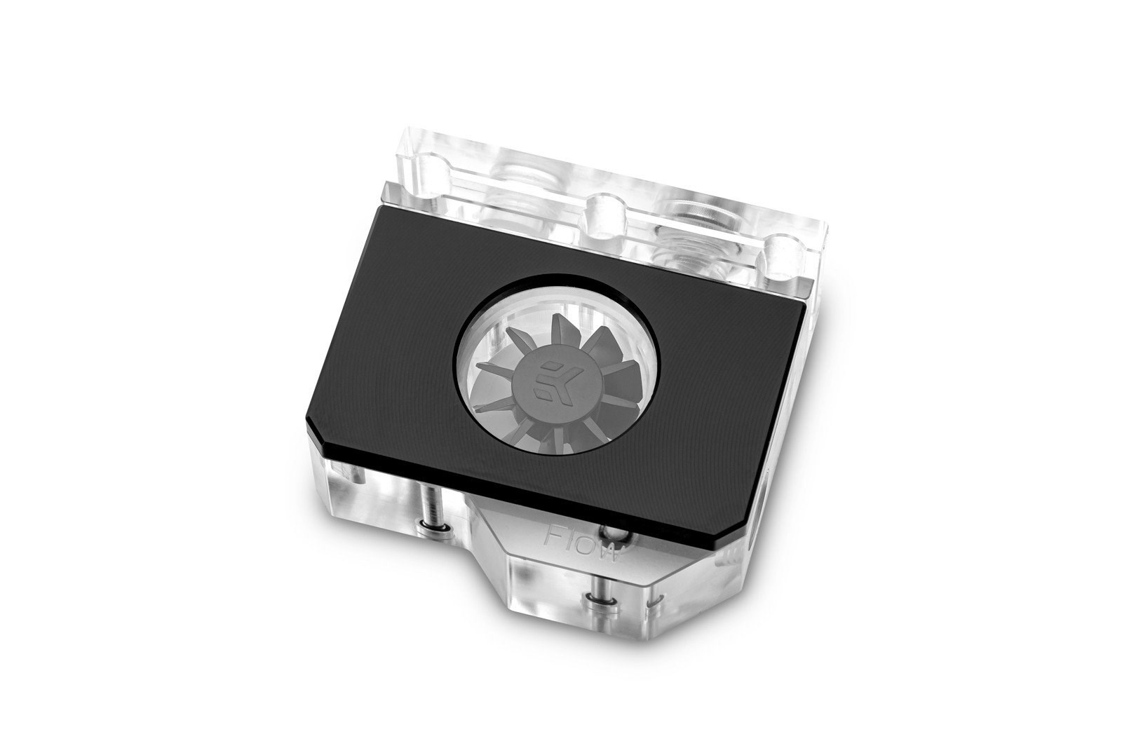 EK Water Blocks EK-Quantum Scalar Flowmeter Top-To-Bottom D-RGB - Crni