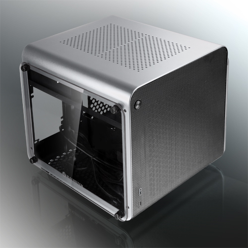Kućište za računalo RAIJINTEK METIS EVO TG (Mini-ITX, kaljeno staklo, srebrno)-0