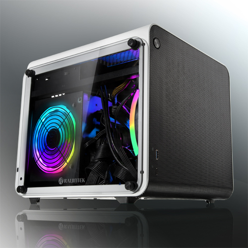 Kućište za računalo RAIJINTEK METIS EVO TG (Mini-ITX, kaljeno staklo, bijelo)-2