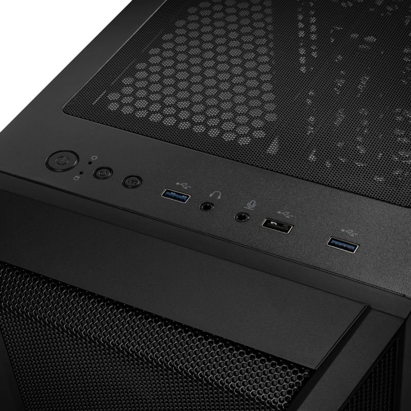 Kućište KOLINK Citadel Mesh (Micro-ATX, crno, s prozorom)-4