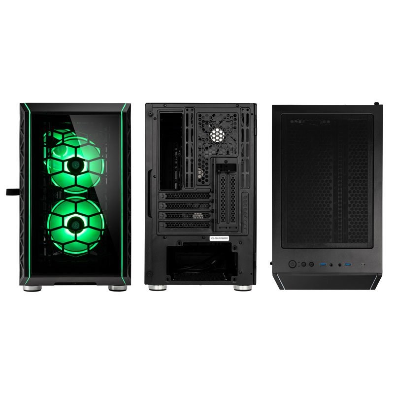 Kolink Citadel Glass SE ARGB Micro-ATX Case - black-2