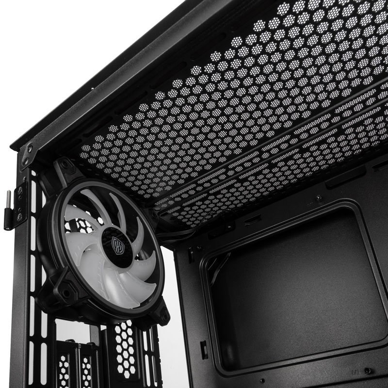Kolink Citadel Glass SE ARGB Micro-ATX Case - black-10