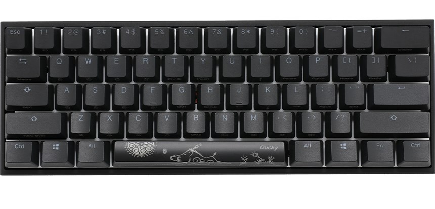 Gaming tipkovnica DUCKY Mecha Mini (MX-Red, RGB-LED, crna)