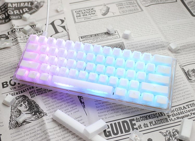 Gaming tipkovnica DUCKY One 3 Aura White Mini (RGB LED, MX-Brown)-1