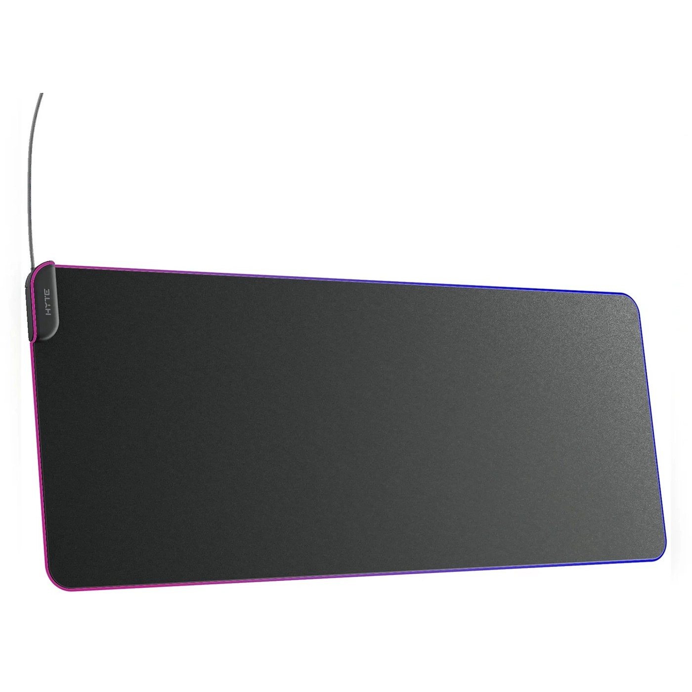 Hyte CNVS Intense Play Mat qRGB Gaming Mouse Pad - Black-0